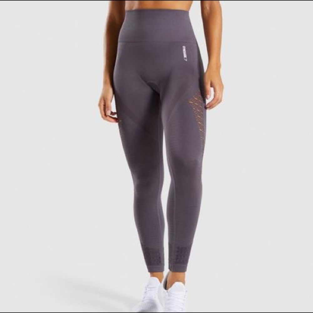 Gymshark Slate Lavender Seamless Leggings